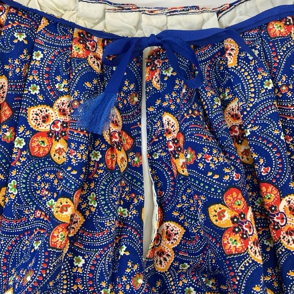 Vtg Handmade Patchwork Christmas Skirt Hand Made Stunning M? - Picture 9 of 12